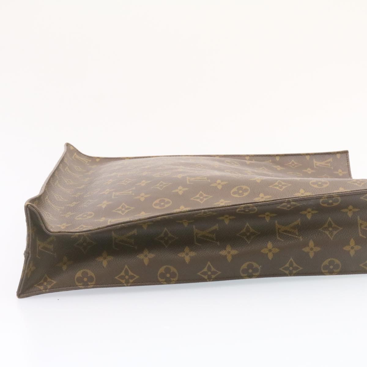 LOUIS VUITTON Monogram Sac Plat Hand Bag M51140 LV am1080g