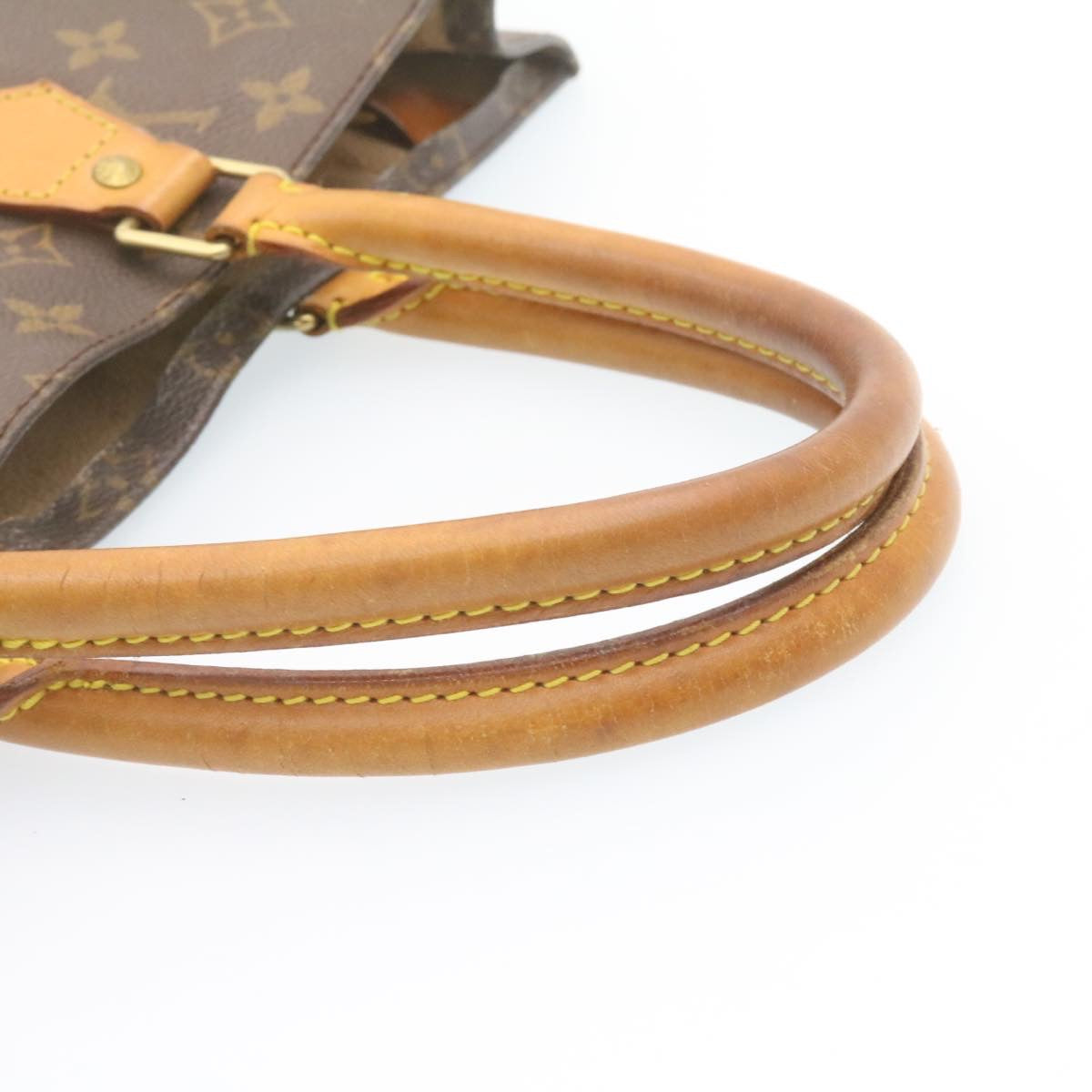 LOUIS VUITTON Monogram Sac Plat Hand Bag M51140 LV am1080g