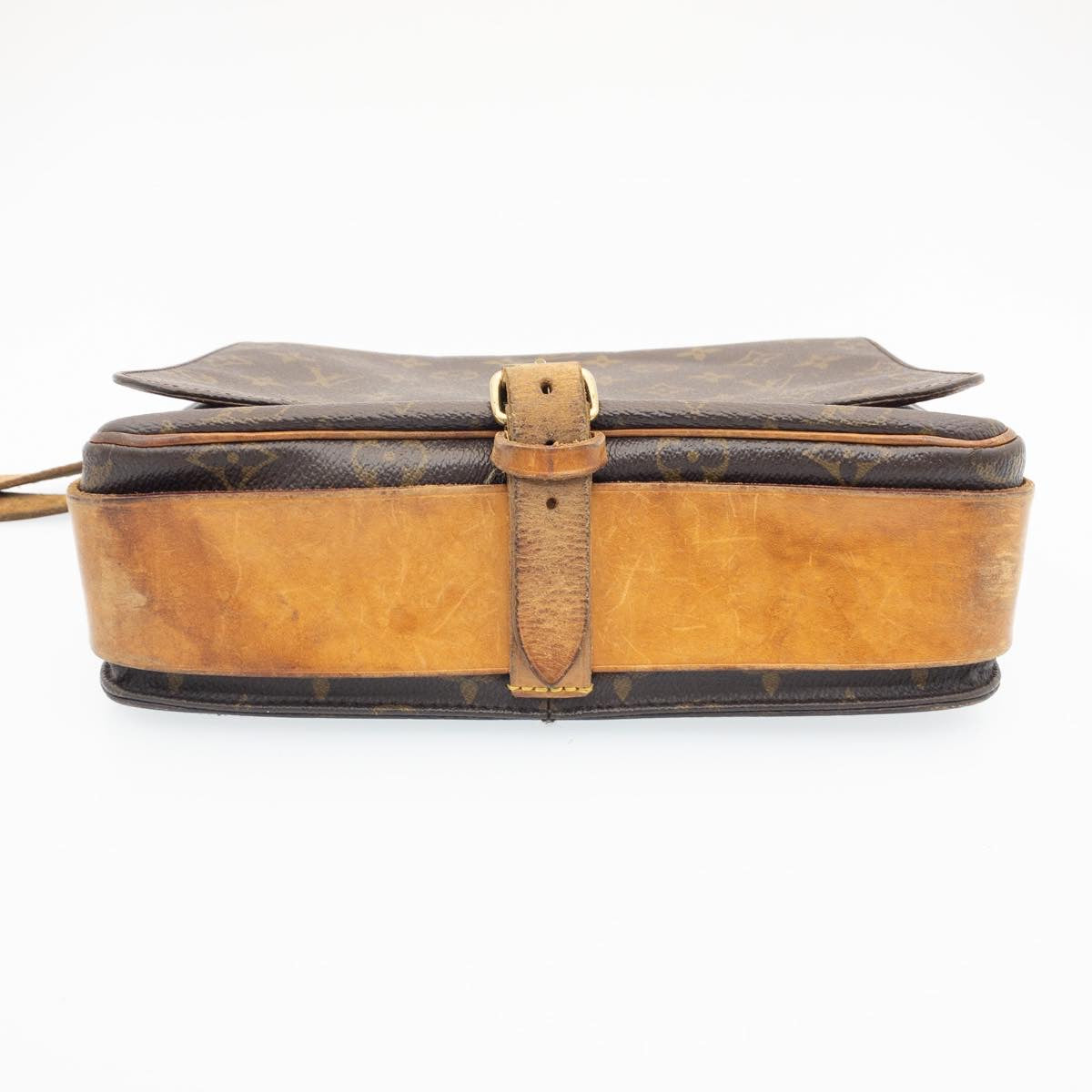 LOUIS VUITTON Monogram Cartouchiere GM Shoulder Bag M51252 LV am1101g