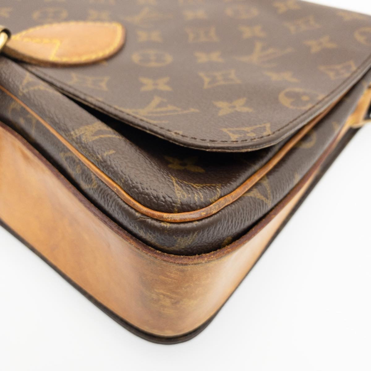 LOUIS VUITTON Monogram Cartouchiere GM Shoulder Bag M51252 LV am1101g