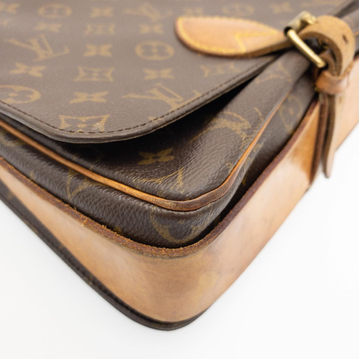 LOUIS VUITTON Monogram Cartouchiere GM Shoulder Bag M51252 LV am1101g