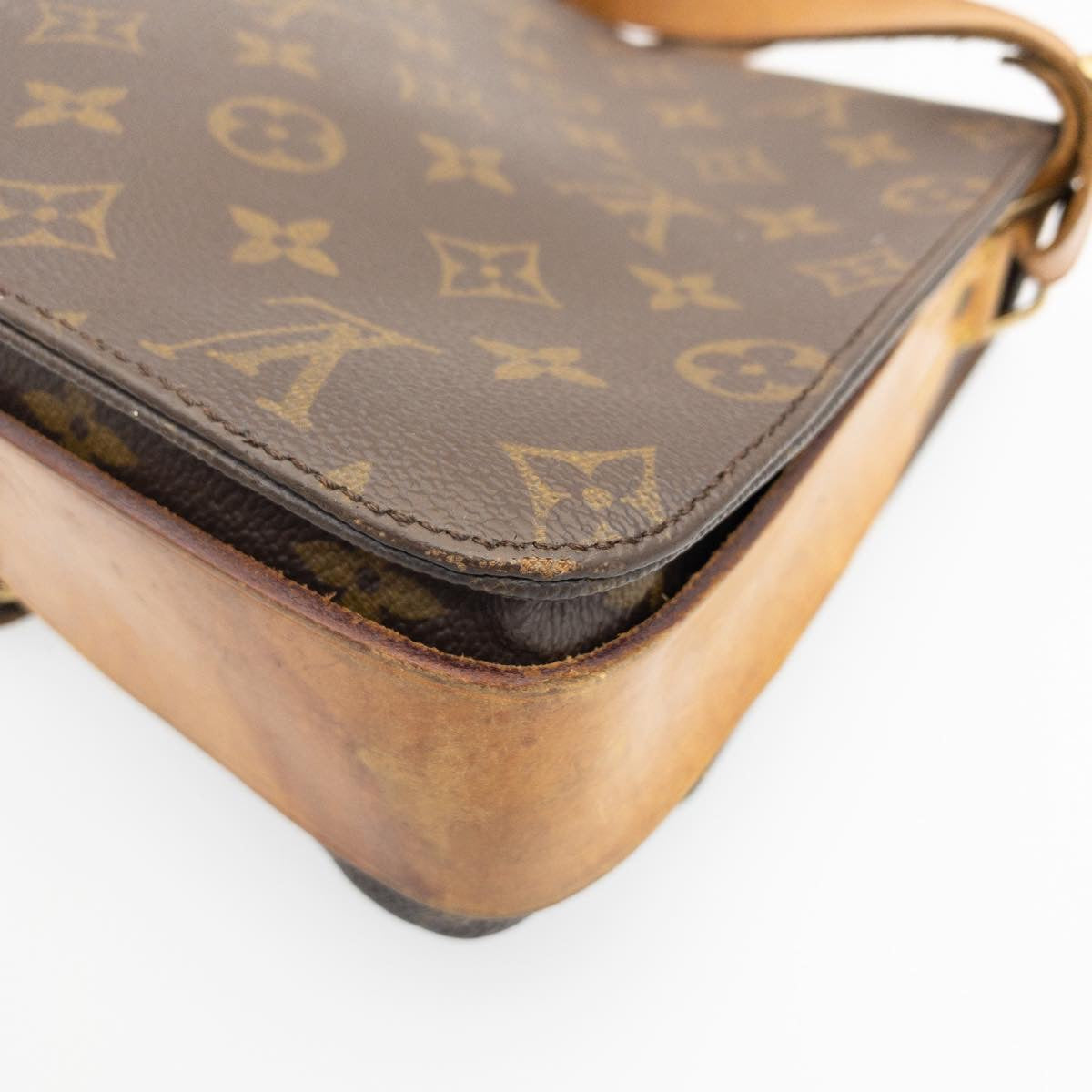 LOUIS VUITTON Monogram Cartouchiere GM Shoulder Bag M51252 LV am1101g
