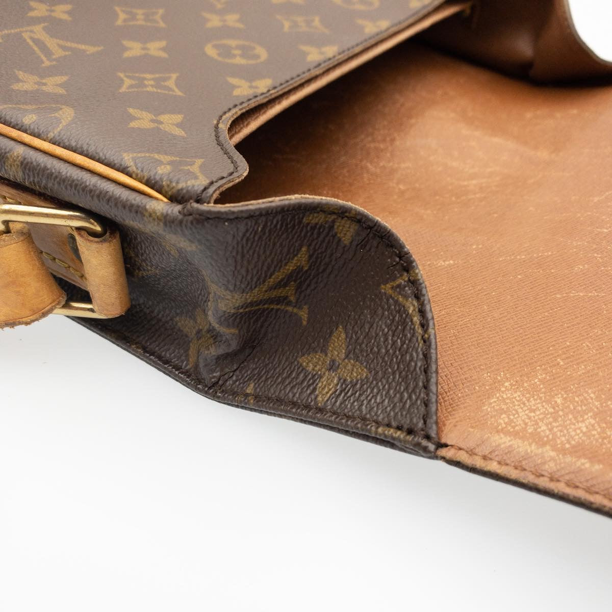 LOUIS VUITTON Monogram Cartouchiere GM Shoulder Bag M51252 LV am1101g
