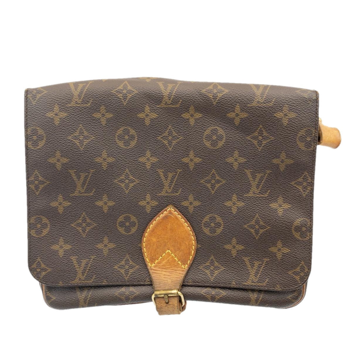 LOUIS VUITTON Monogram Cartouchiere GM Shoulder Bag M51252 LV am1101g
