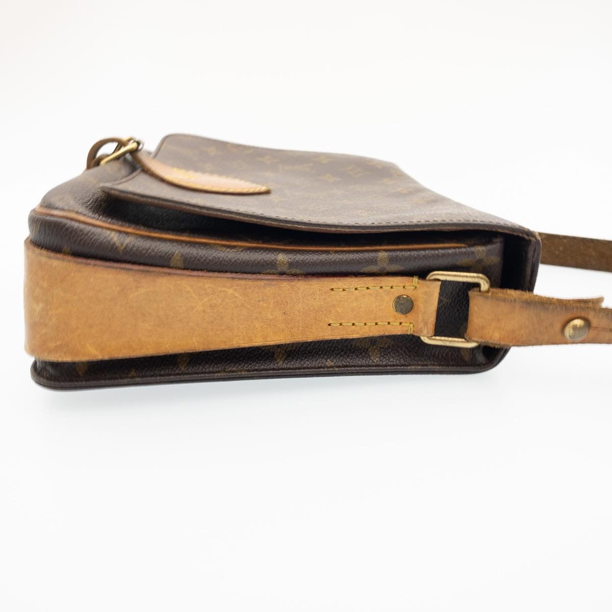 LOUIS VUITTON Monogram Cartouchiere GM Shoulder Bag M51252 LV am1101g