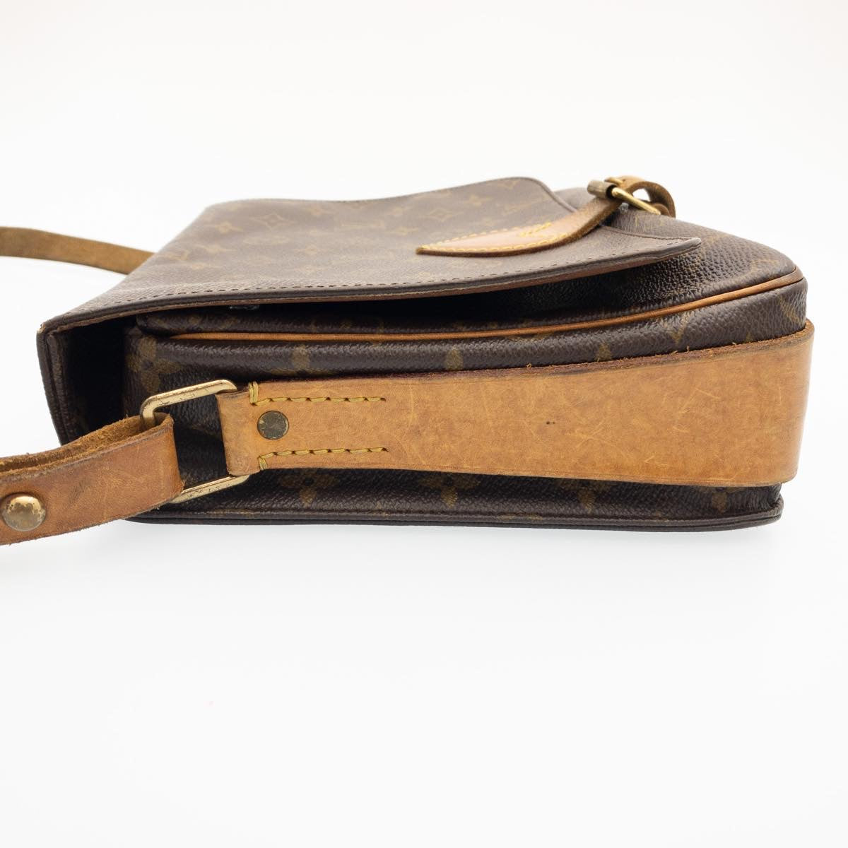 LOUIS VUITTON Monogram Cartouchiere GM Shoulder Bag M51252 LV am1101g