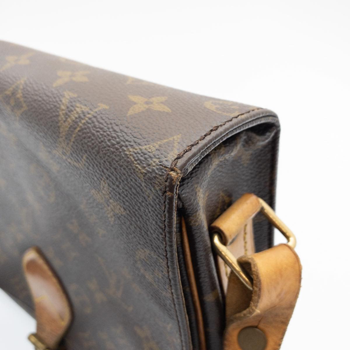 LOUIS VUITTON Monogram Cartouchiere GM Shoulder Bag M51252 LV am1101g