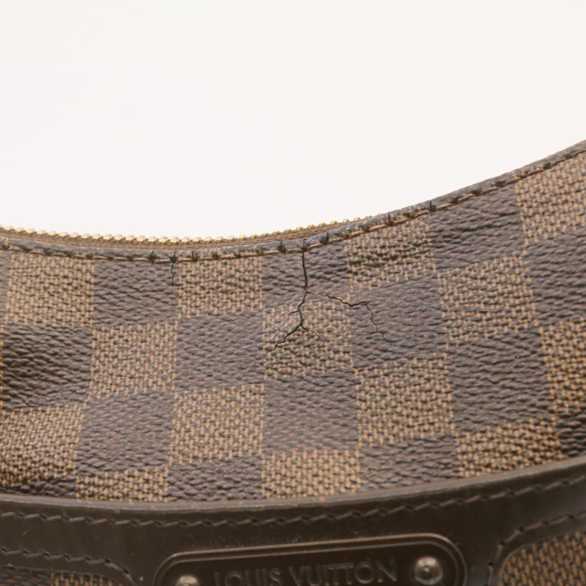 LOUIS VUITTON Damier Ebene Bloomsbury PM Shoulder Bag N42251 LV am1120g