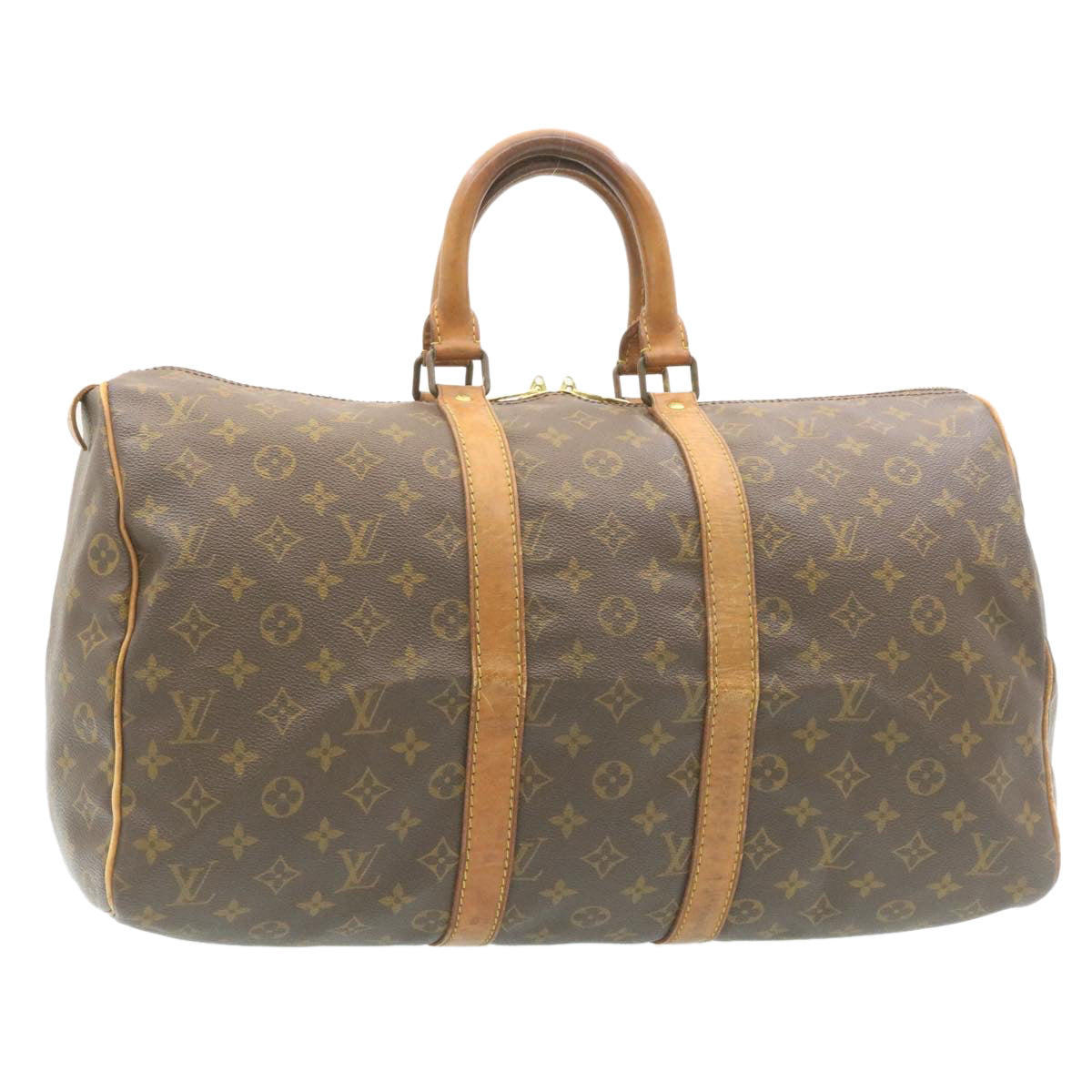 LOUIS VUITTON Monogram Keepall 45 Boston Bag M41428 LV am1137g