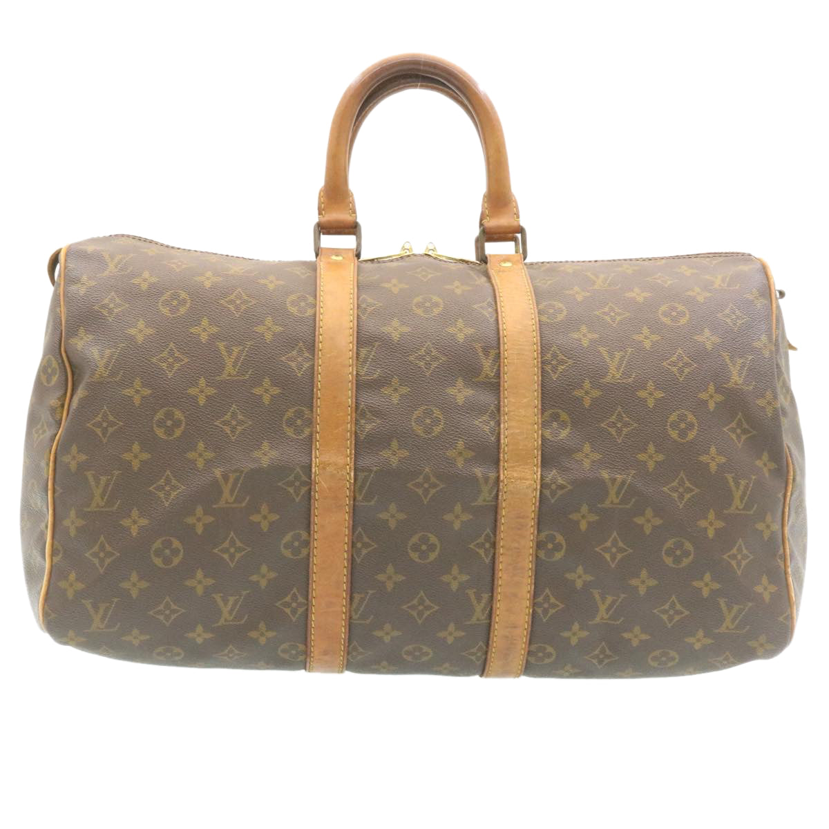 LOUIS VUITTON Monogram Keepall 45 Boston Bag M41428 LV am1137g
