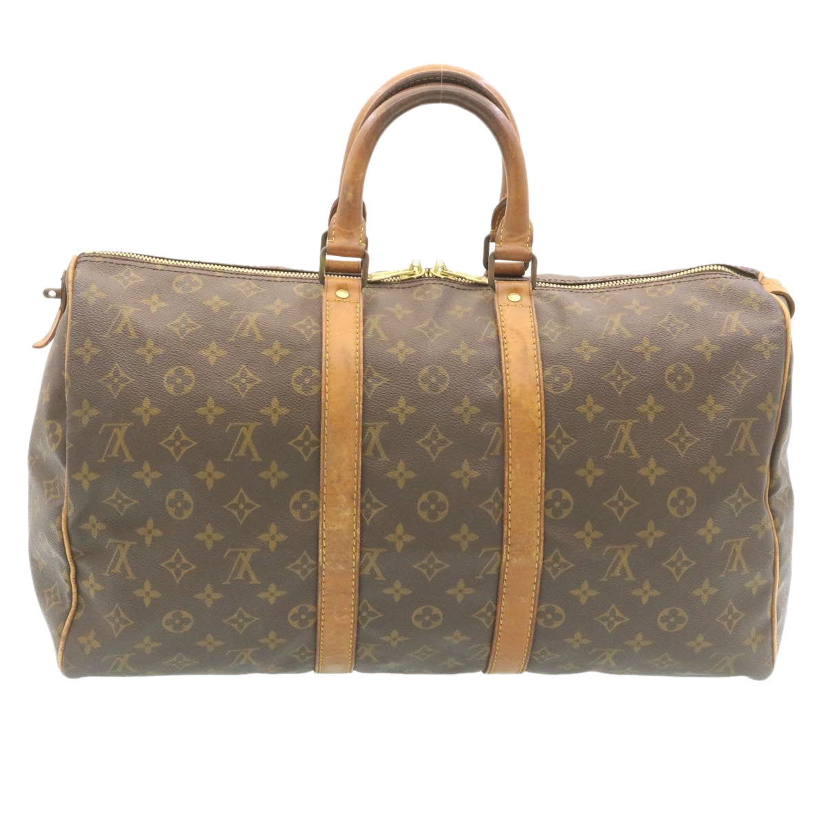 LOUIS VUITTON Monogram Keepall 45 Boston Bag M41428 LV am1137g