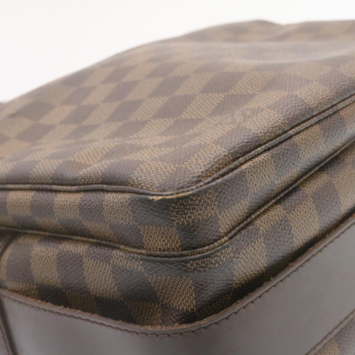LOUIS VUITTON Damier Ebene Naviglio Shoulder Bag N45255 LV am1140g