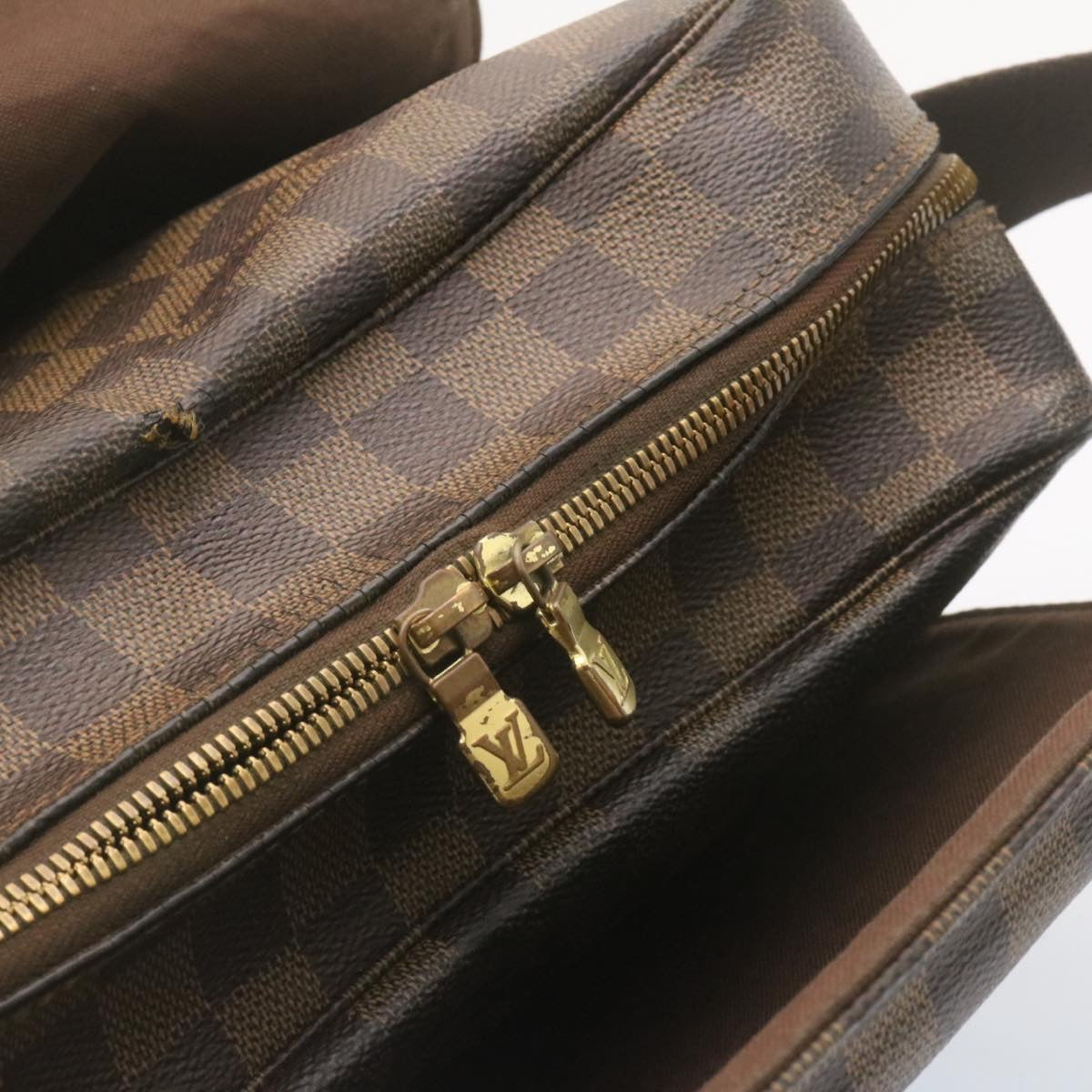 LOUIS VUITTON Damier Ebene Naviglio Shoulder Bag N45255 LV am1140g