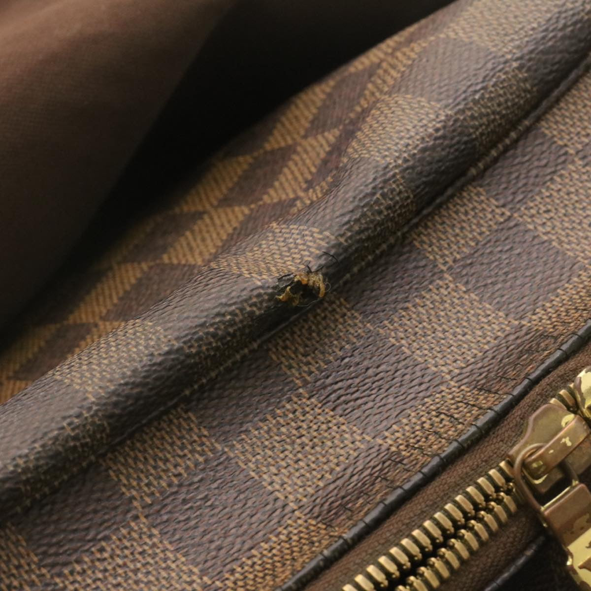 LOUIS VUITTON Damier Ebene Naviglio Shoulder Bag N45255 LV am1140g