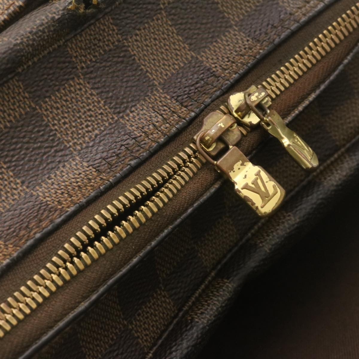 LOUIS VUITTON Damier Ebene Naviglio Shoulder Bag N45255 LV am1140g