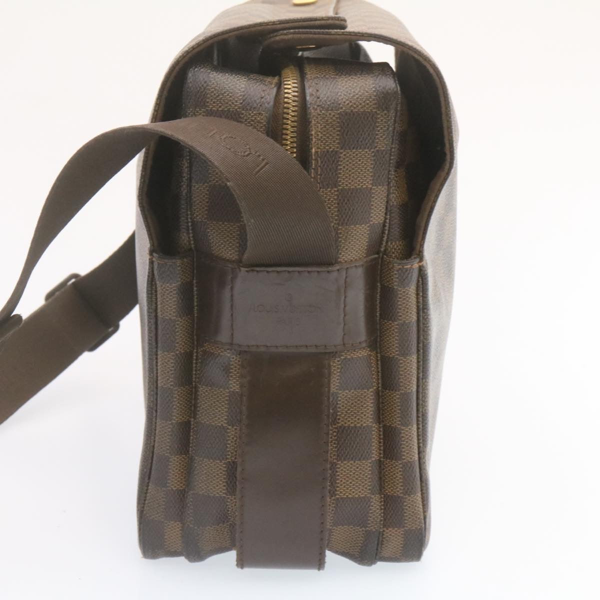 LOUIS VUITTON Damier Ebene Naviglio Shoulder Bag N45255 LV am1140g