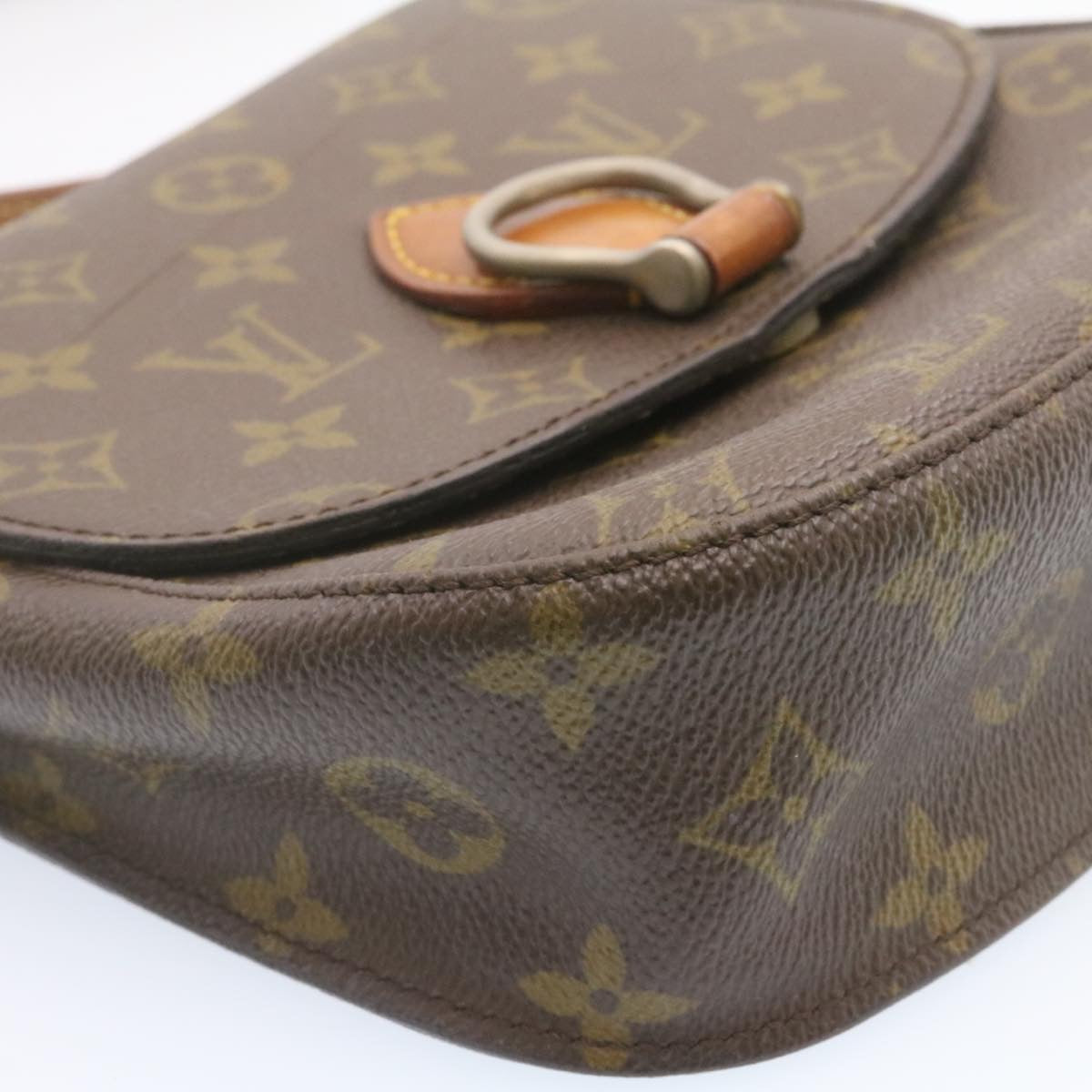 LOUIS VUITTON Monogram Saint Cloud MM Shoulder Bag M51243 LV am1220g