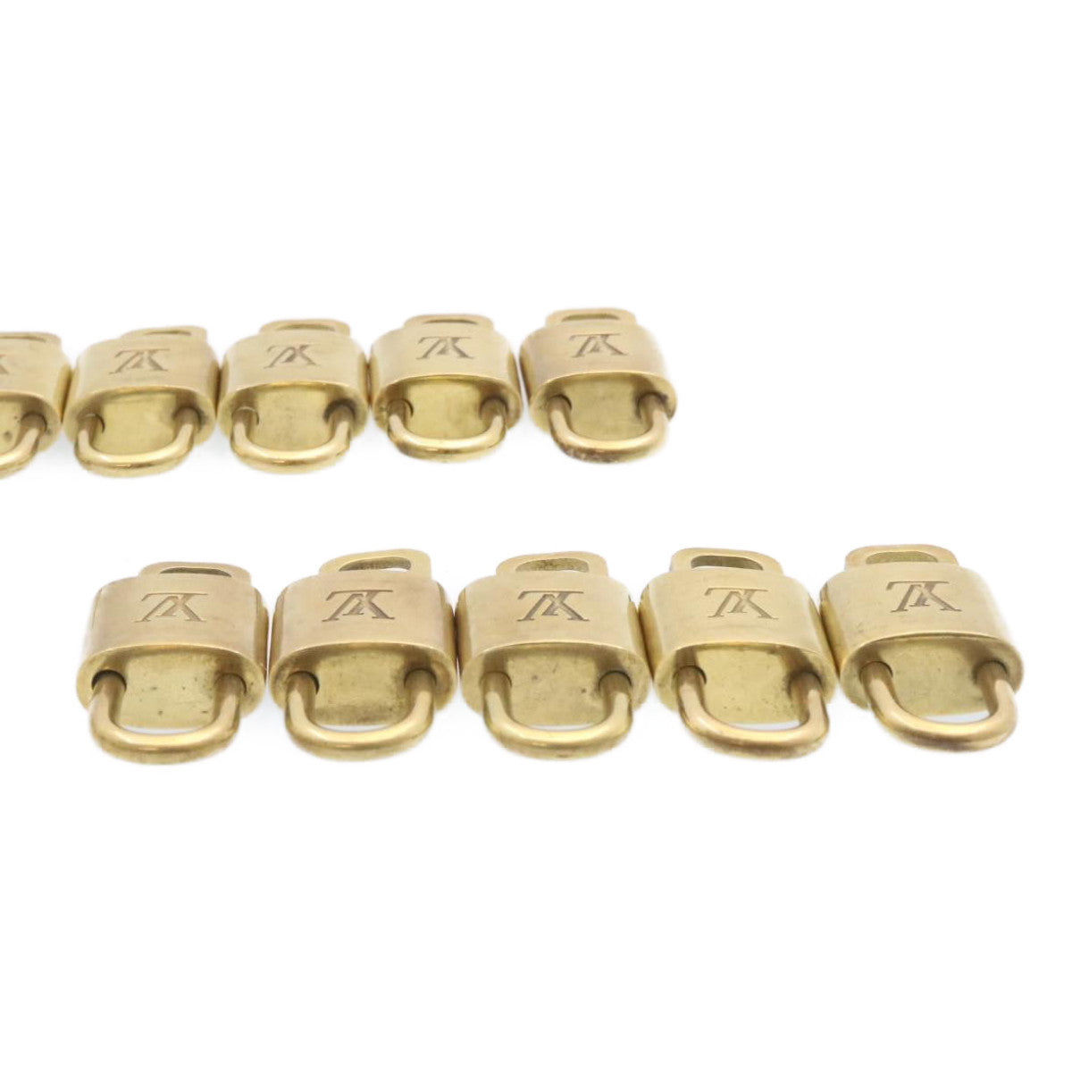 LOUIS VUITTON Padlock 10set Gold Tone LV am1426g