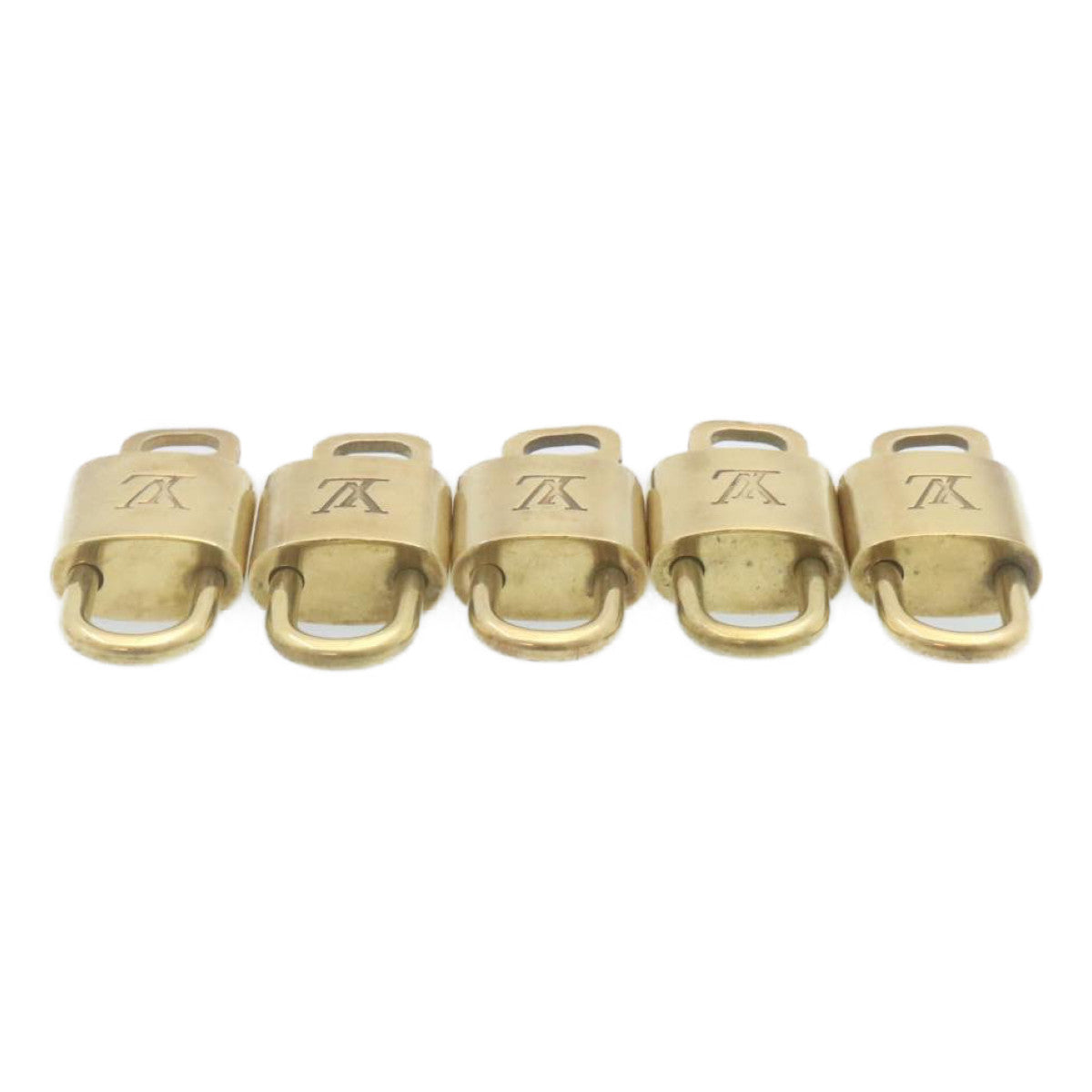 LOUIS VUITTON Padlock 10set Gold Tone LV am1431g