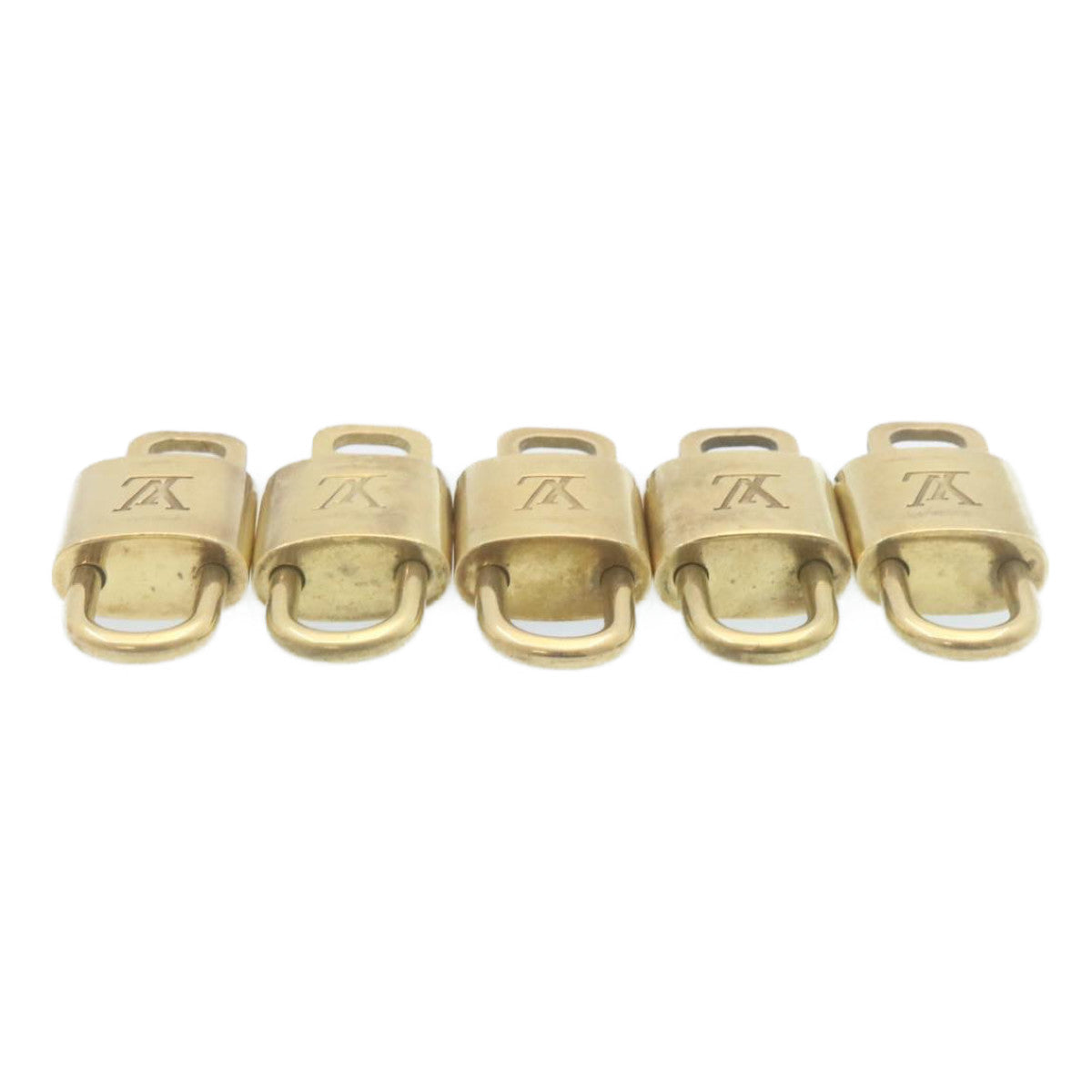 LOUIS VUITTON Padlock 10set Gold Tone LV am1431g