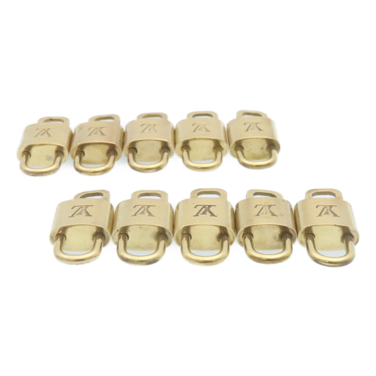 LOUIS VUITTON Padlock 10set Gold Tone LV am1432g