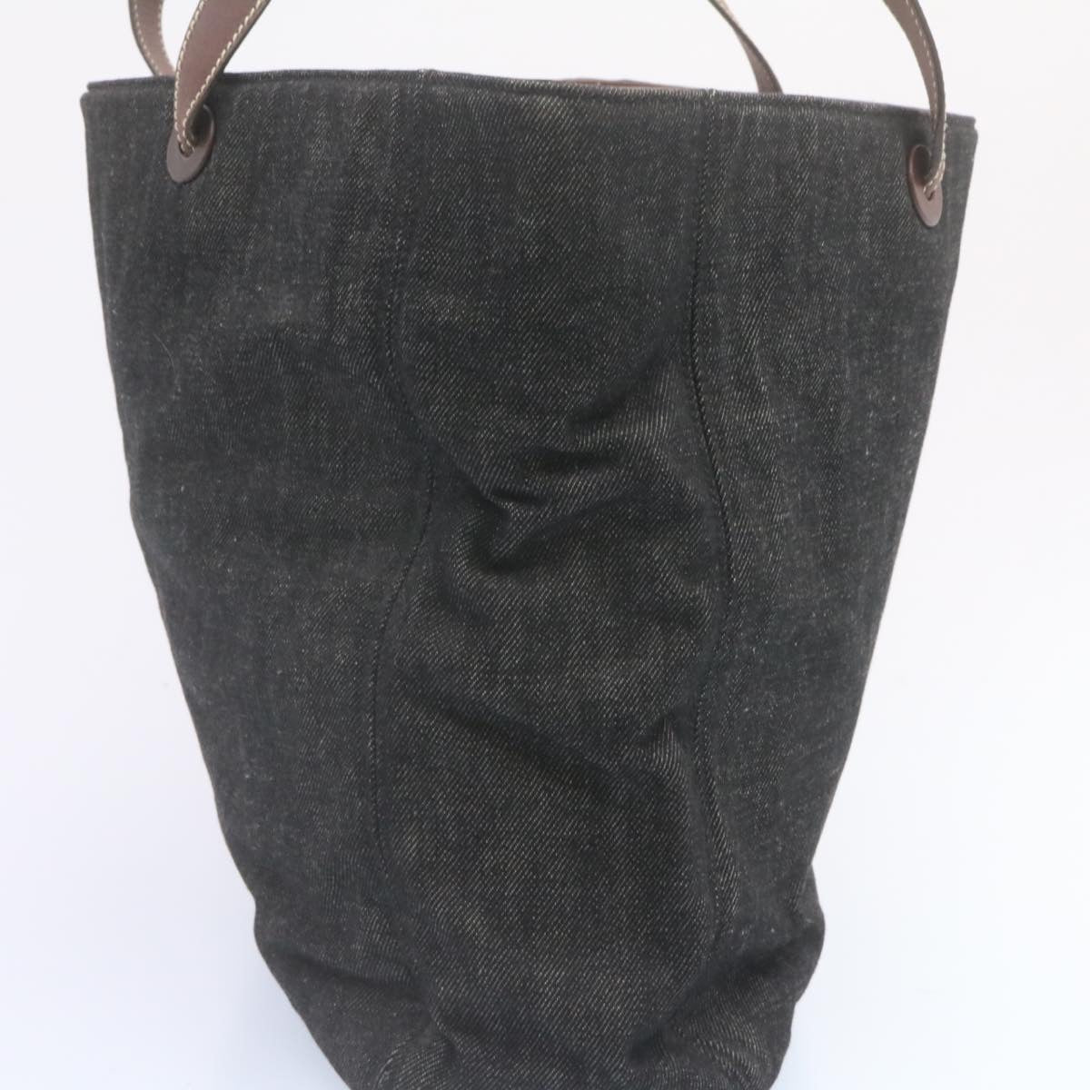 Luxury Chanel COCO Mark Tote Bag Canvas Black CC  am1481gA