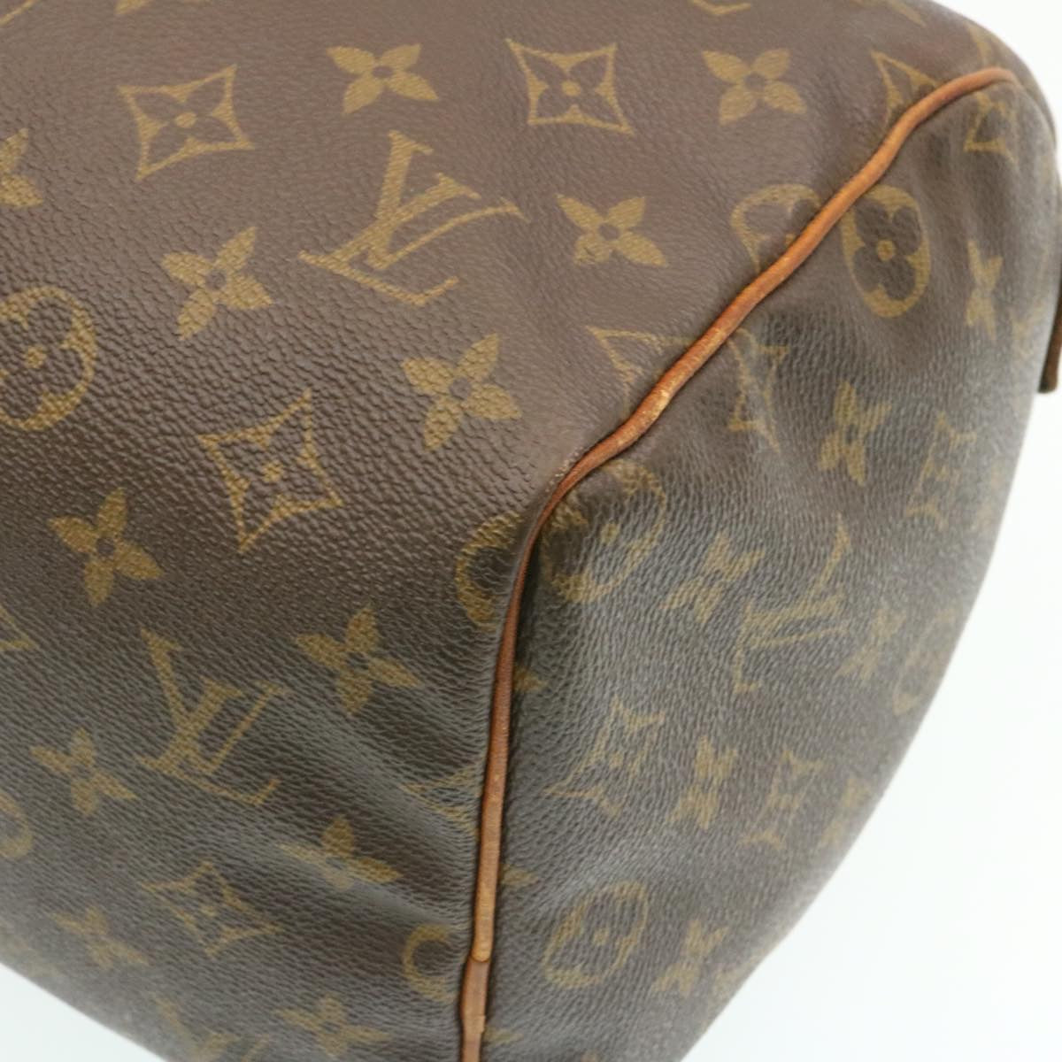 LOUIS VUITTON Monogram Speedy 30 Hand Bag M41526 LV am1697g