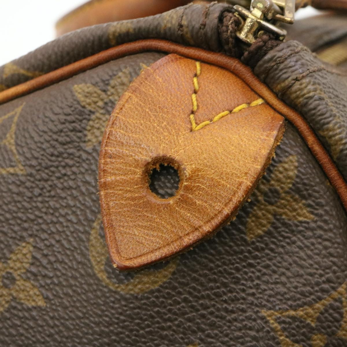 LOUIS VUITTON Monogram Speedy 30 Hand Bag M41526 LV am1697g