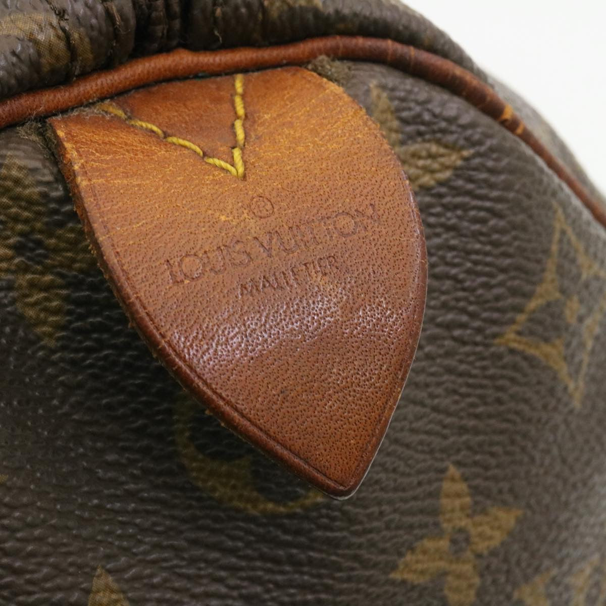LOUIS VUITTON Monogram Speedy 30 Hand Bag M41526 LV am1697g