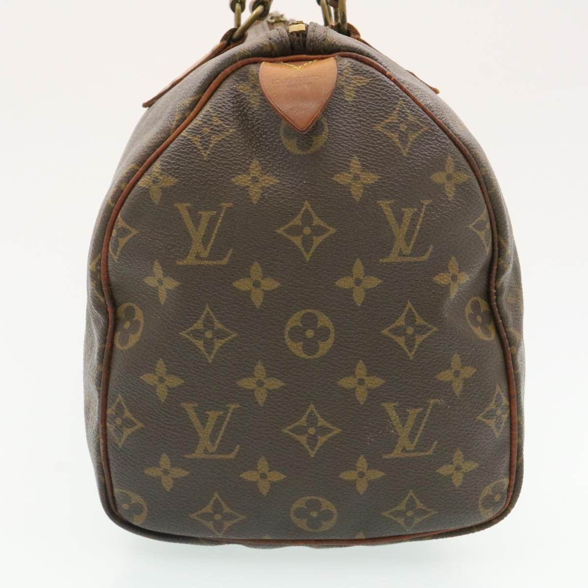 LOUIS VUITTON Monogram Speedy 30 Hand Bag M41526 LV am1697g