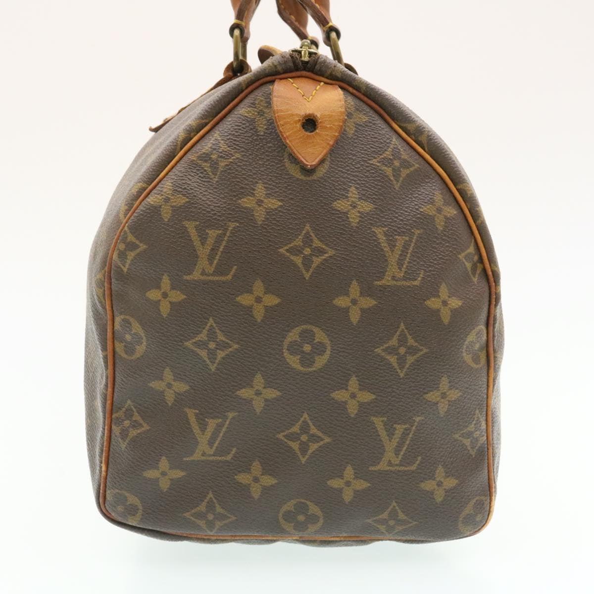 LOUIS VUITTON Monogram Speedy 30 Hand Bag M41526 LV am1697g
