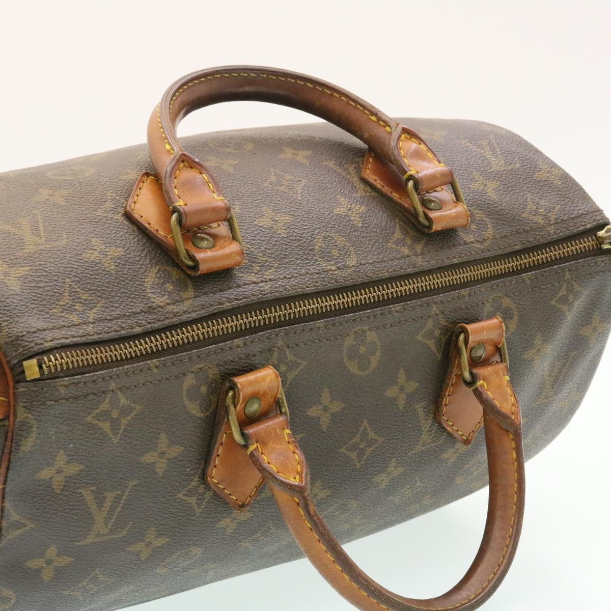 LOUIS VUITTON Monogram Speedy 30 Hand Bag M41526 LV am1697g