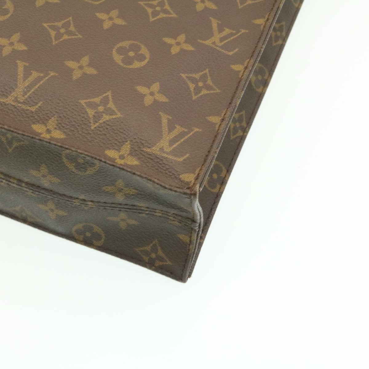 LOUIS VUITTON Monogram Sac Plat Hand Bag M51140 LV am1725g