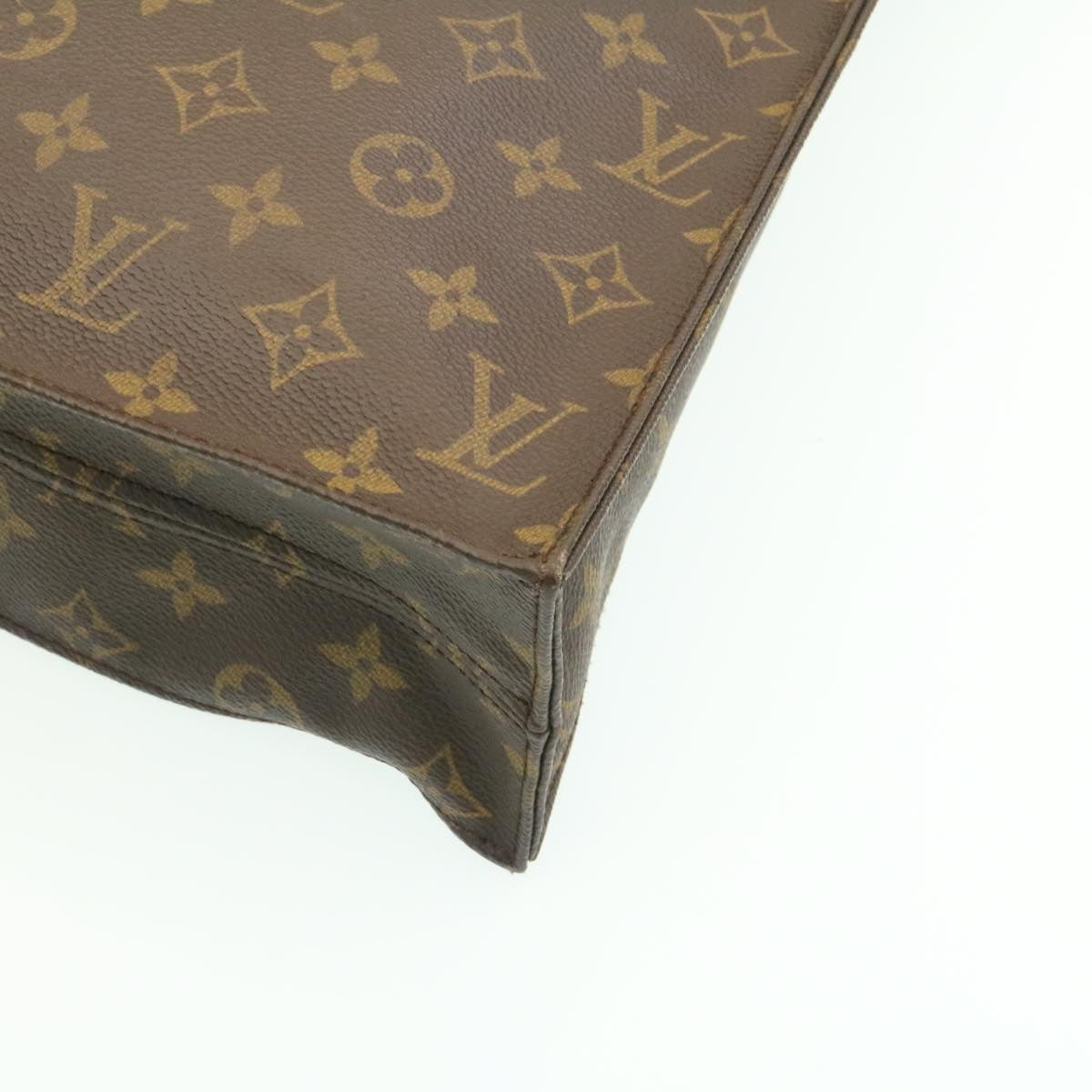 LOUIS VUITTON Monogram Sac Plat Hand Bag M51140 LV am1725g