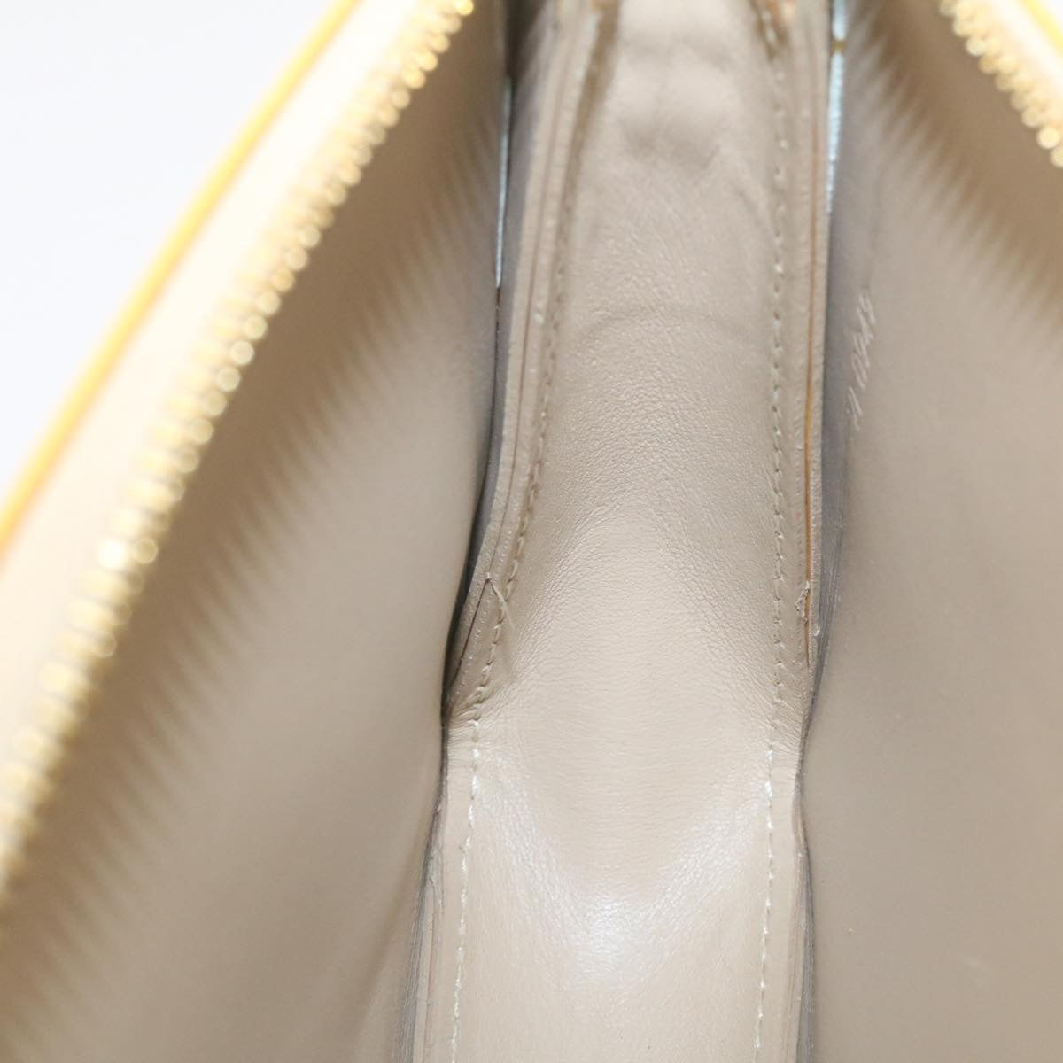 LOUIS VUITTON Monogram Vernis Lexington Pouch Beige Ｍ91010 LV am1989g