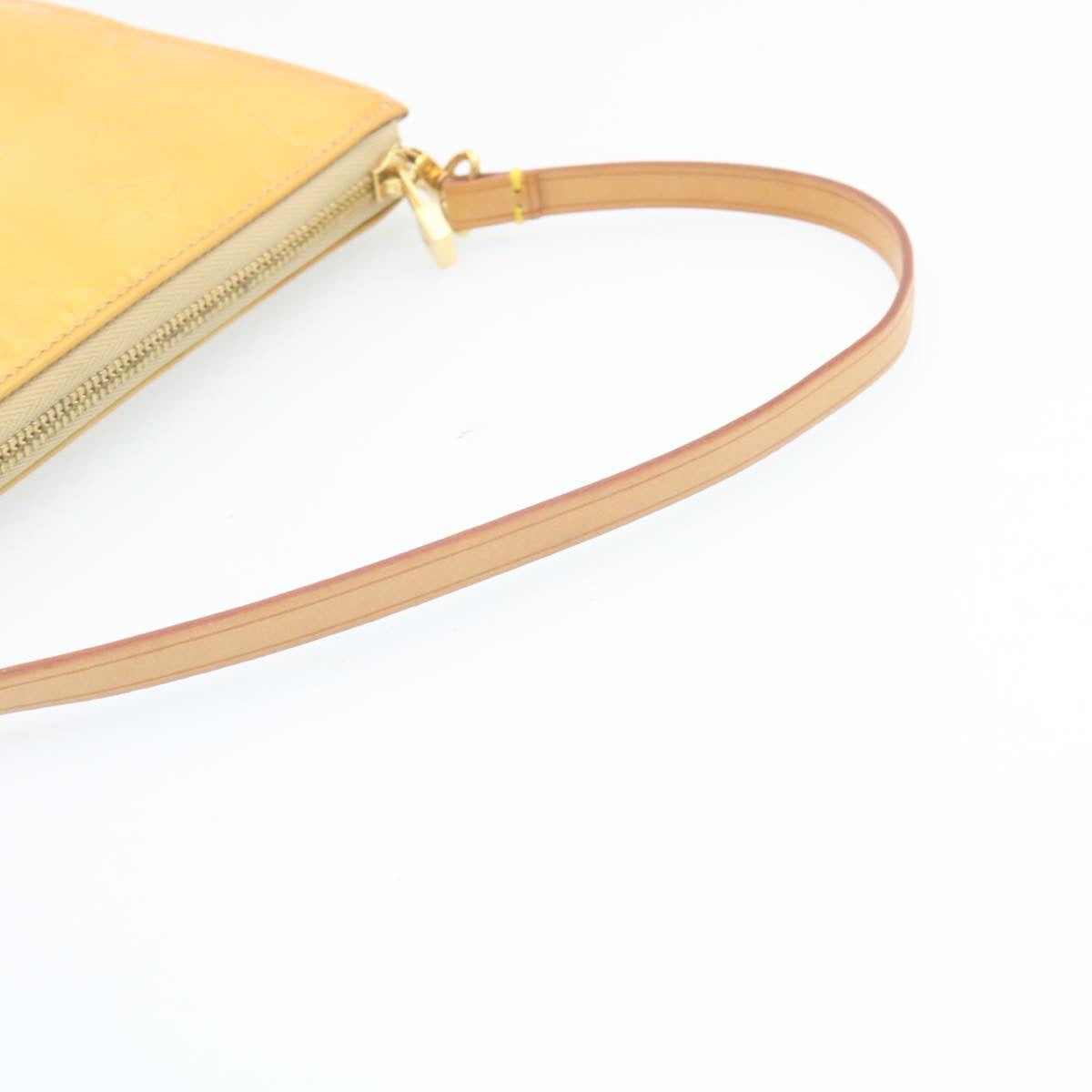 LOUIS VUITTON Monogram Vernis Lexington Pouch Beige Ｍ91010 LV am1989g