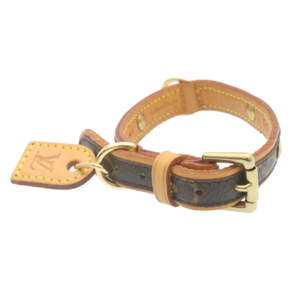 LOUIS VUITTON Monogram Collier Baxter PM Dog Leash M58072 LV am2056g