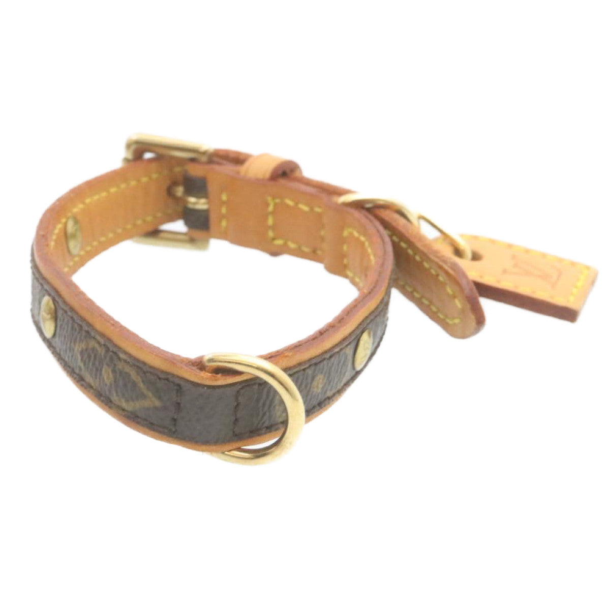 LOUIS VUITTON Monogram Collier Baxter PM Dog Leash M58072 LV am2056g