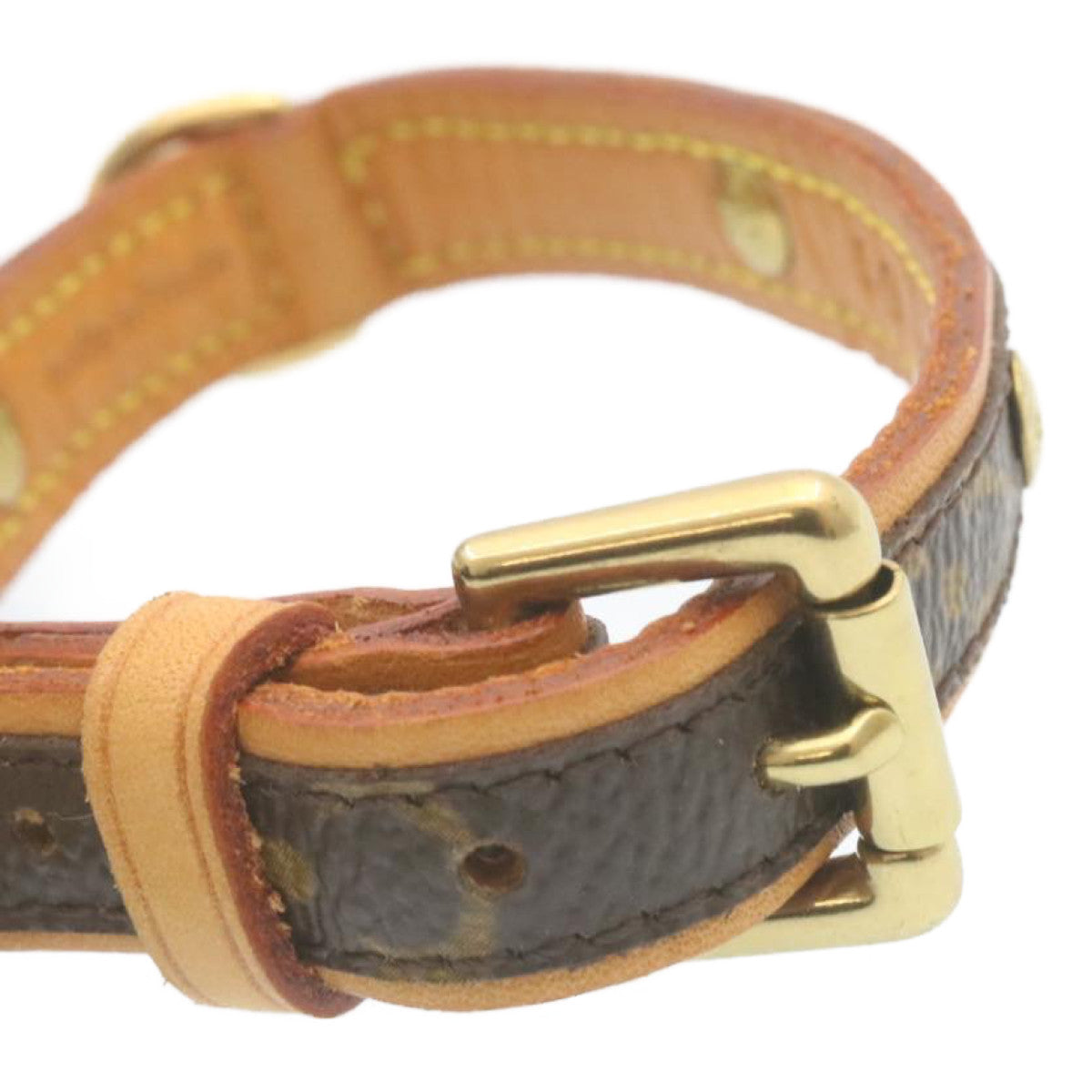LOUIS VUITTON Monogram Collier Baxter PM Dog Leash M58072 LV am2056g