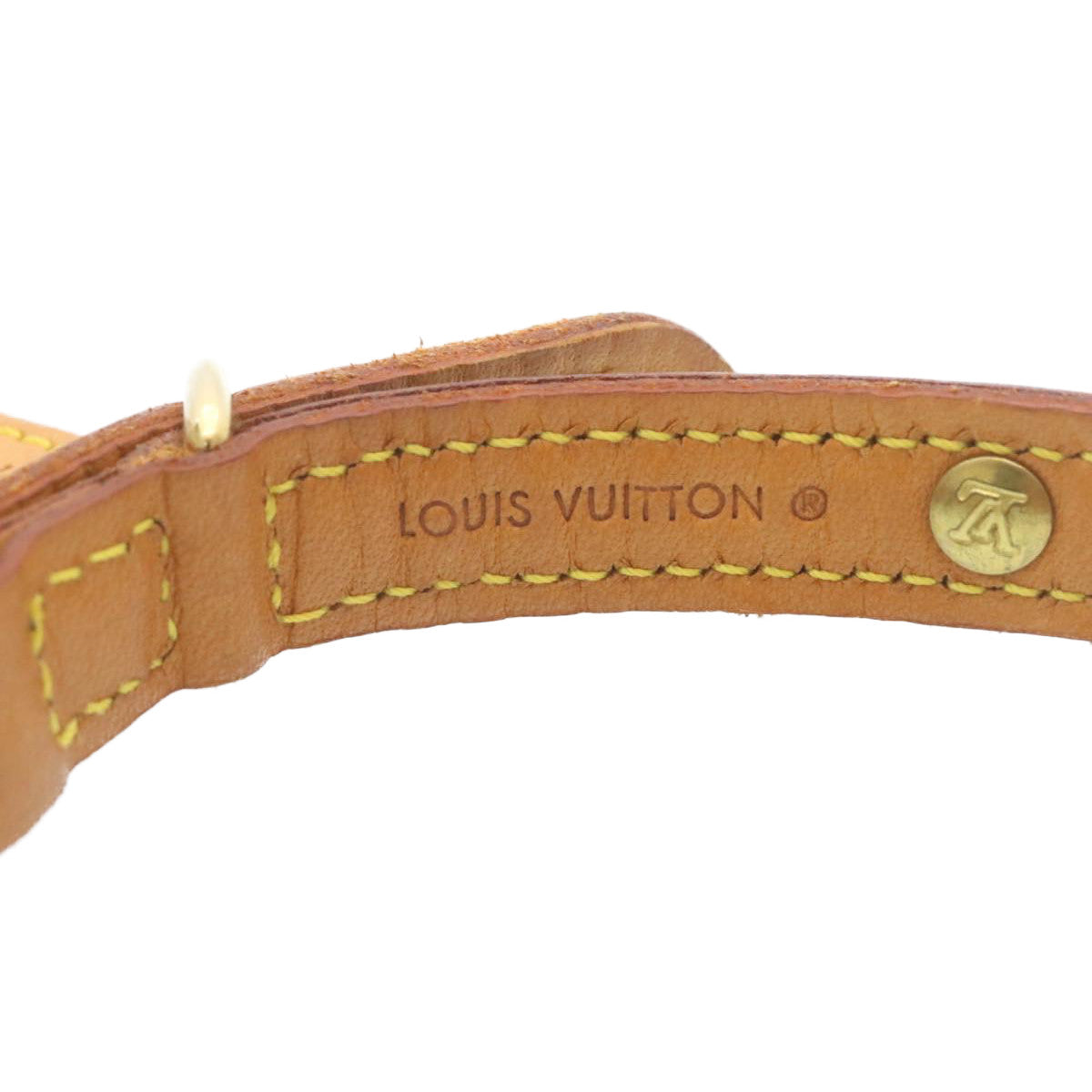 LOUIS VUITTON Monogram Collier Baxter PM Dog Leash M58072 LV am2056g