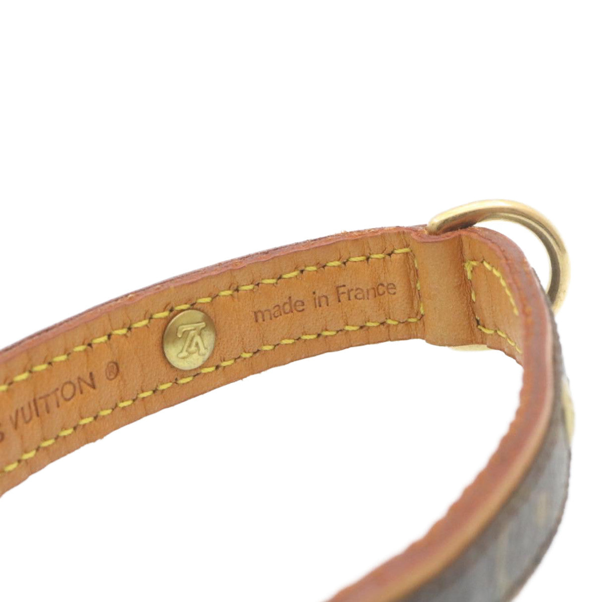 LOUIS VUITTON Monogram Collier Baxter PM Dog Leash M58072 LV am2056g
