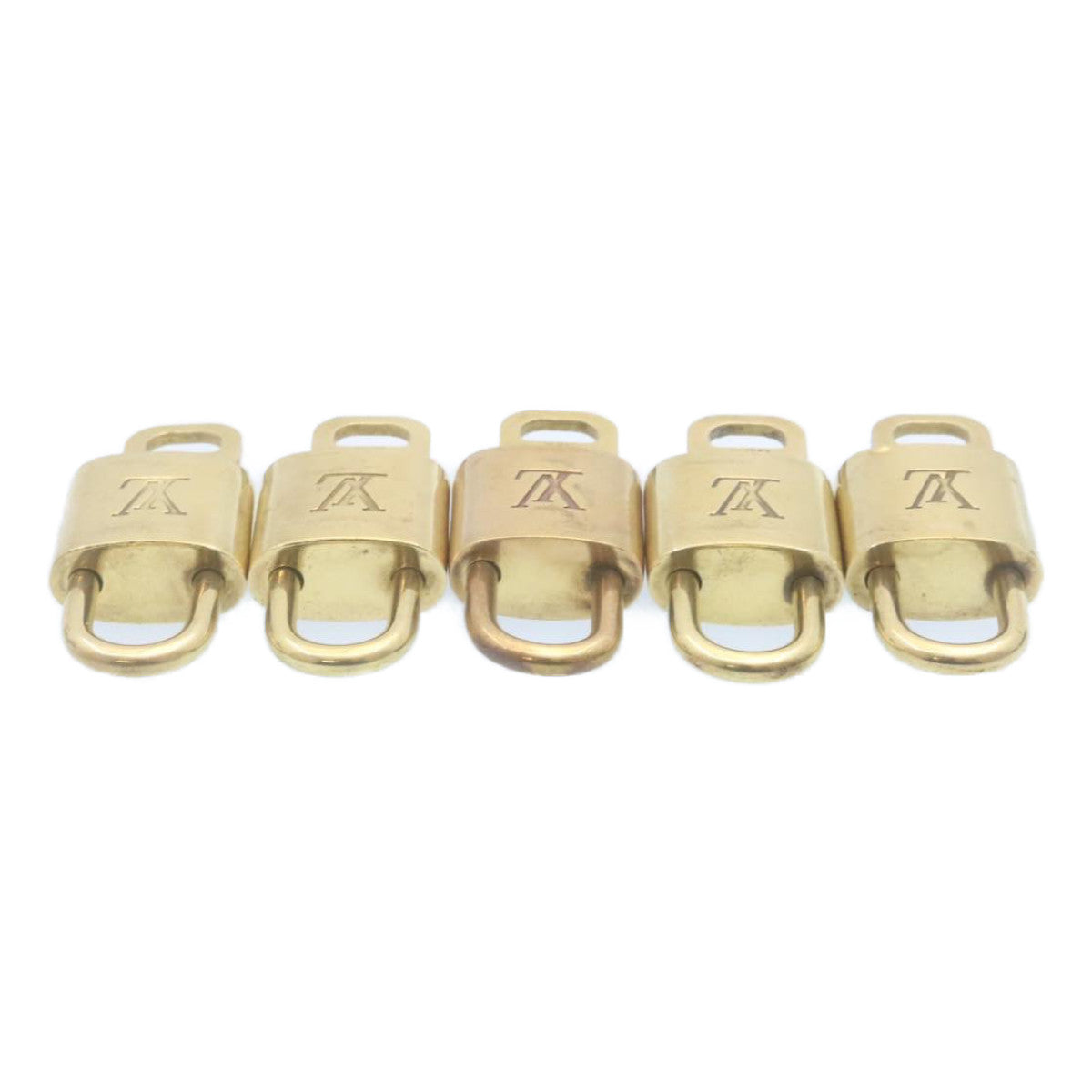 LOUIS VUITTON Padlock 10set Gold Tone LV am2161g