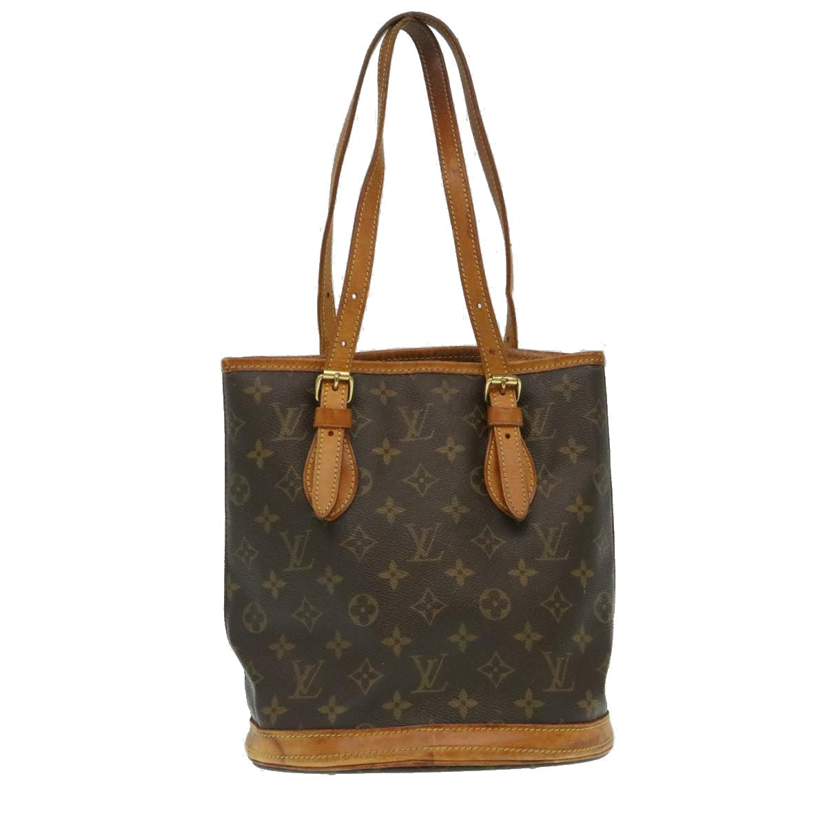 LOUIS VUITTON Monogram Bucket PM Shoulder Bag M42238 LV am2255g