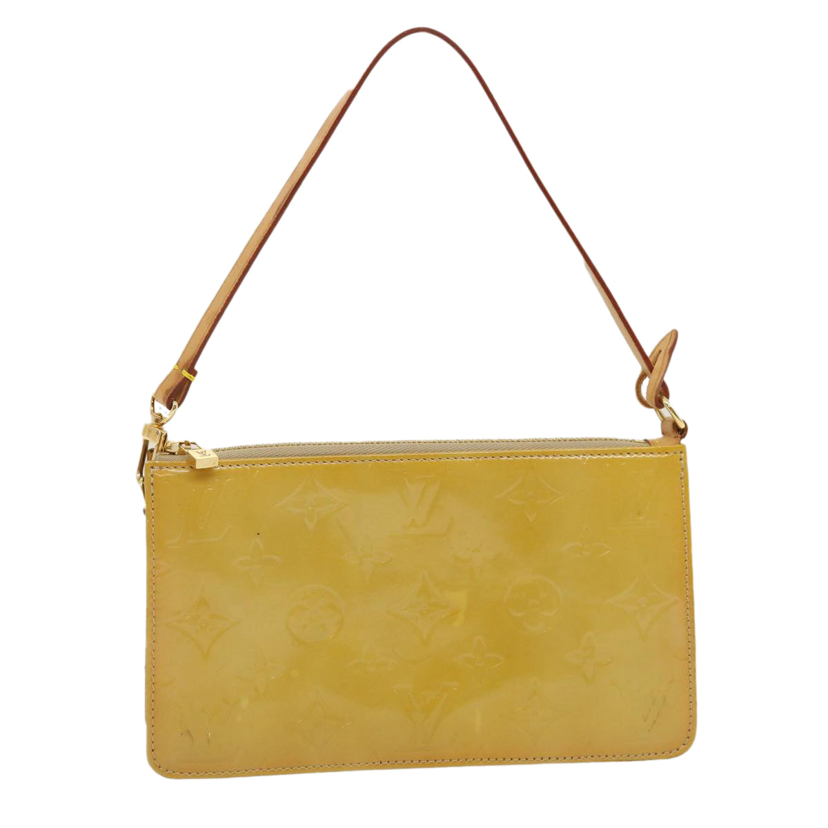 LOUIS VUITTON Monogram Vernis Lexington Pouch Beige Ｍ91010 LV am2359g