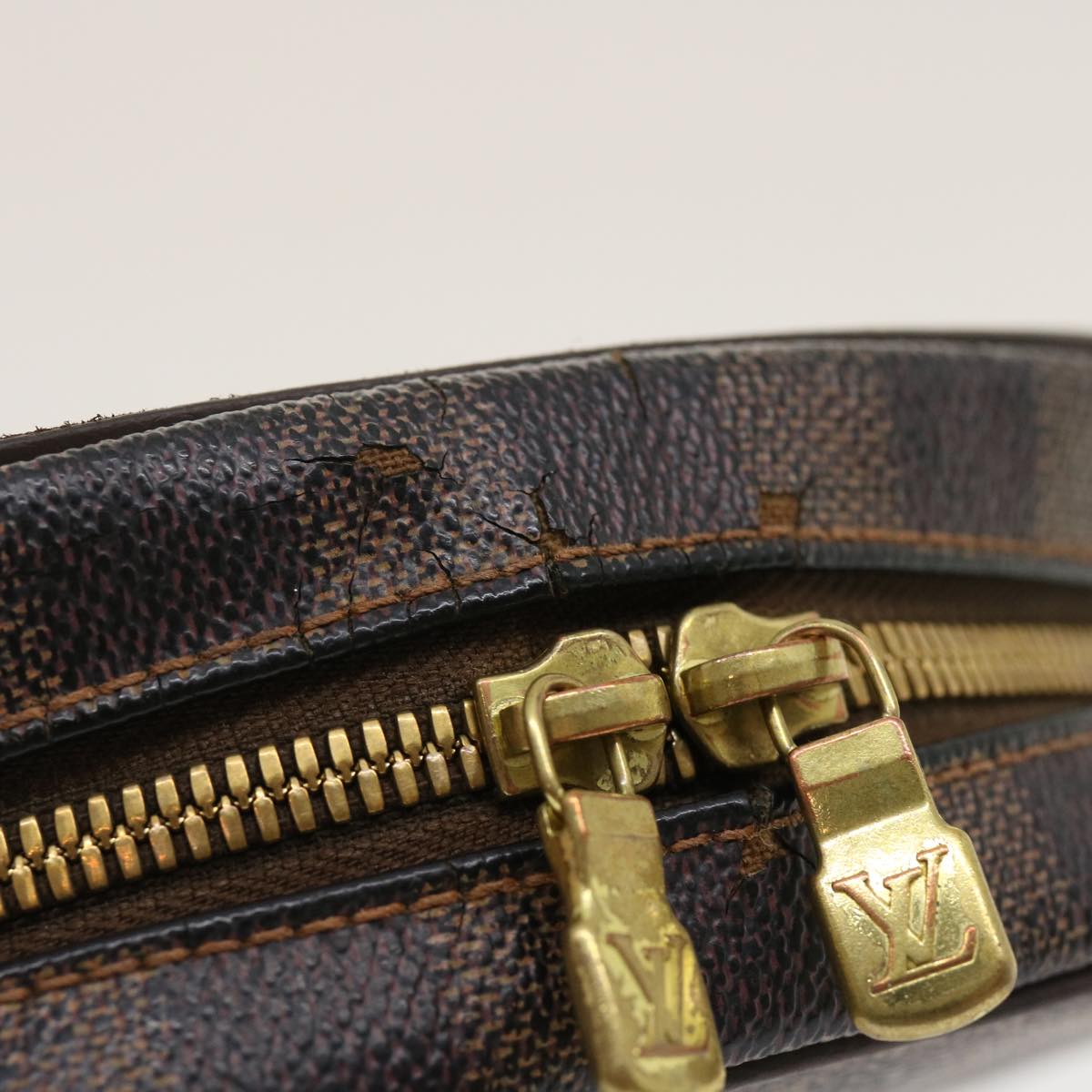 LOUIS VUITTON Damier Ebene Ipanema PM Shoulder Bag N51294 LV am2458g
