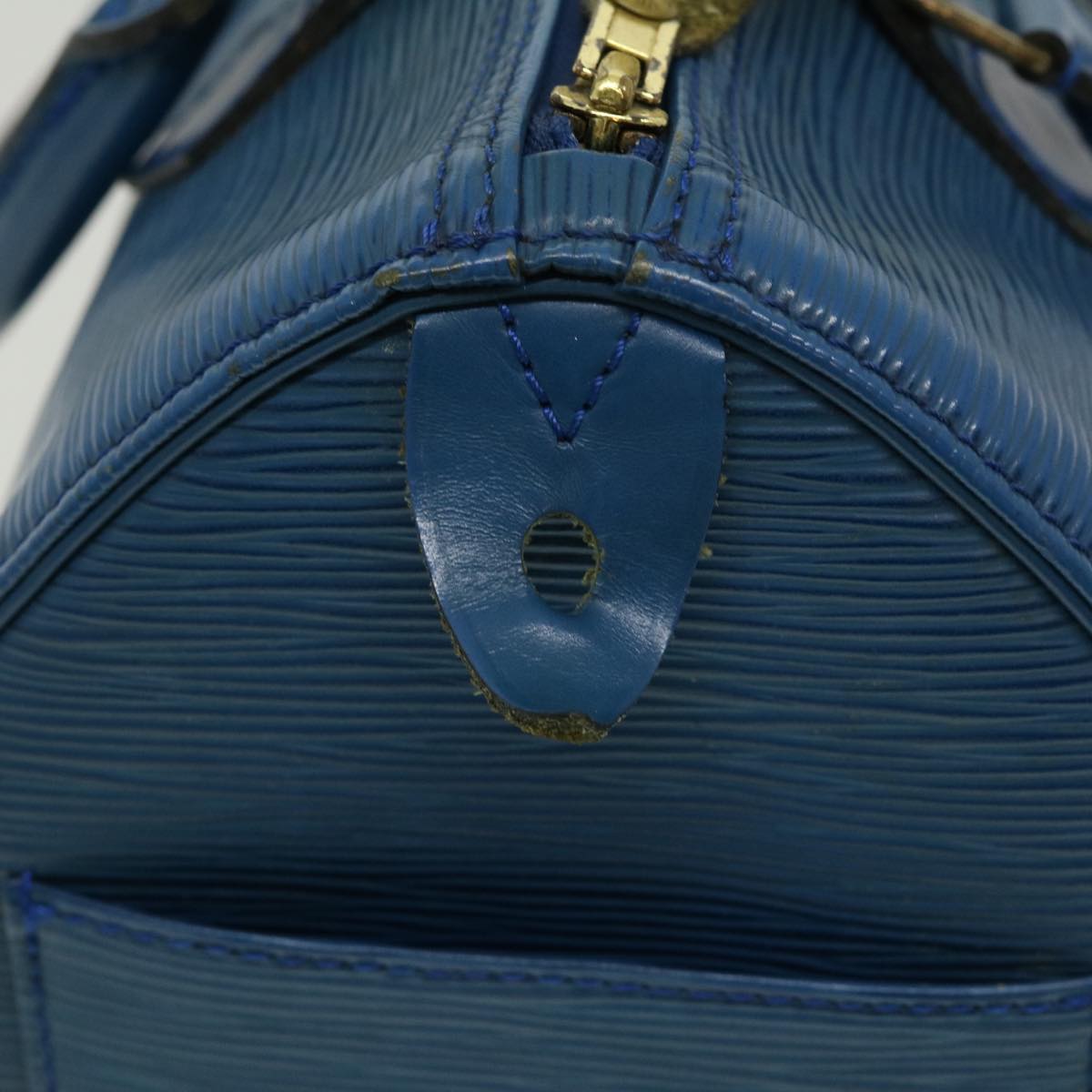 LOUIS VUITTON Epi Speedy 25 Hand Bag Blue M43015 LV am2466g