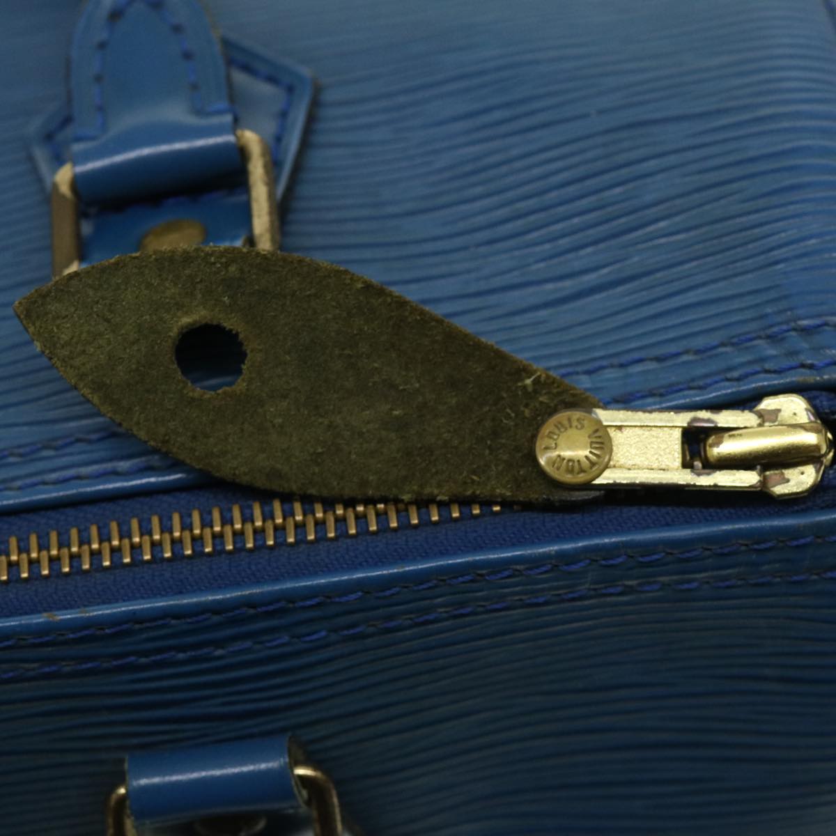 LOUIS VUITTON Epi Speedy 25 Hand Bag Blue M43015 LV am2466g