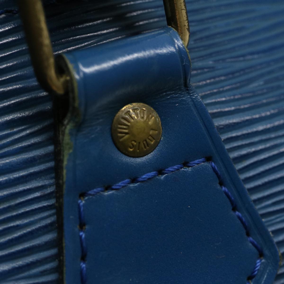 LOUIS VUITTON Epi Speedy 25 Hand Bag Blue M43015 LV am2466g