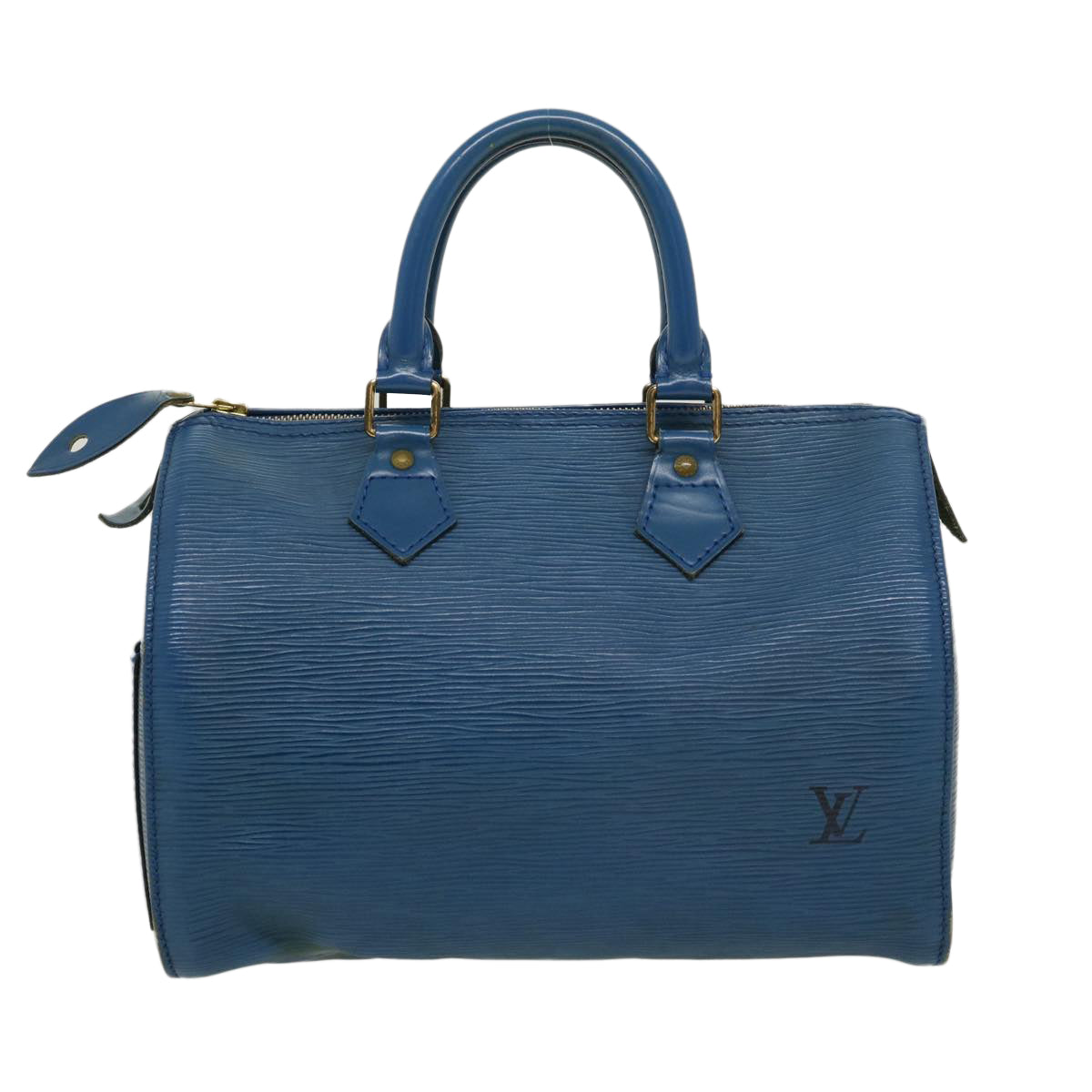 LOUIS VUITTON Epi Speedy 25 Hand Bag Blue M43015 LV am2466g
