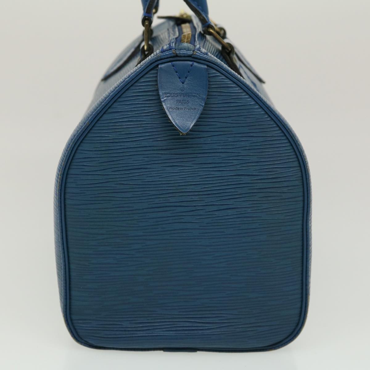 LOUIS VUITTON Epi Speedy 25 Hand Bag Blue M43015 LV am2466g